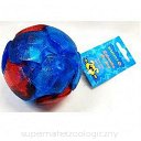 Yarro Piłka 8,5cm z TPR, z diodą LED, niebiesko-czerwona Y0163