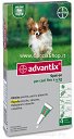 BAYER Advantix dla psów o masie do 4kg 0,4mlx4 tuby