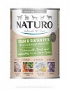 NATURO Grain & Gluten Free indyk, żurawina, brokuły, marchew w sosie ziołowym 390g