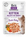 Brit Care Cat Pouches Kitten Fillets in Gravy with Tender Turkey 85g