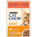 Purina CAT CHOW mokra karma z wołowiną i bakłażanem w galaretce 85g