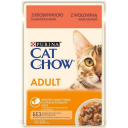 Purina CAT CHOW mokra karma z wołowiną i bakłażanem w galaretce 85g
