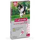 BAYER Advantix dla psów o masie 10-25 kg 2,5mlx4 tuby 