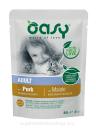 OASY Lifestage Cat Adult saszetka wieprzowina 85g 