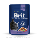 Brit Premium Cat kawałki dorsza w sosie 100g 