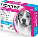 FRONTLINE Tri-Act SPOT-ON Pies M 10-20kg (3x2ml)