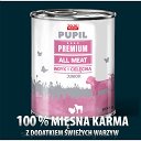Karma PUPIL Premium All Meat Junior Indyk Cielęcina 800g