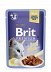 Brit Premium Cat filety wołowiny w galarecie 85g 