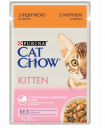 Purina CAT CHOW Kitten mokra karma z indykiem i cukinią w galaretce 85g
