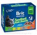 BRIT KOT 12x100g STERILISED PLATE CHUNKIES POUCHE 1200g