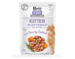 Brit Care Cat Pouch KITTEN Fillets in Jelly with Savory Salmon enriched with Carrot & Rosemary 85g