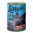 LAMURR Karma mokra dla kotów z łosoś z tuńczykiem w sosie puszka 400g