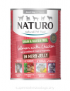 NATURO Grain & Gluten Free łosoś i kurczak w ziołowej galarecie 6x390g