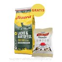 Josera Dog Lachs & Kartoffel 2x15kg + Serrano snacks gratis