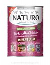 NATURO Grain & Gluten Free wieprzowina i kurczak w ziołowej galarecie 12x390g