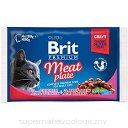 Brit Premium Cat Adult Meat Plate saszetki 4x100g