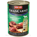 ANIMONDA GRAN CARNO jeleń jabłko 400g