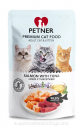 Petner Cat Premium Łosoś z tuńczykiem 85g