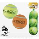 CROCI 3 PIŁECZKI TENISOWE 3,8cm Z DZWIĘKIEM pomarańczowe