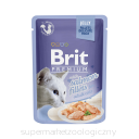 Brit Premium Cat filety łososia w galarecie 85g