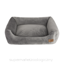 Recobed Kanapa Welurove szary rozmiar S 65x50cm