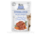 Brit Care Cat Pouches Sterilised Fillets in Jelly with Duck & Turkey 85g